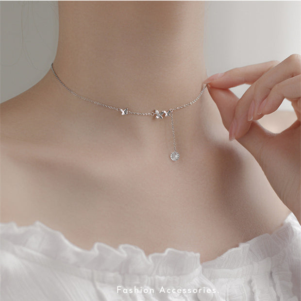 Butterfly necklace new quality summer fashion clavicle chain