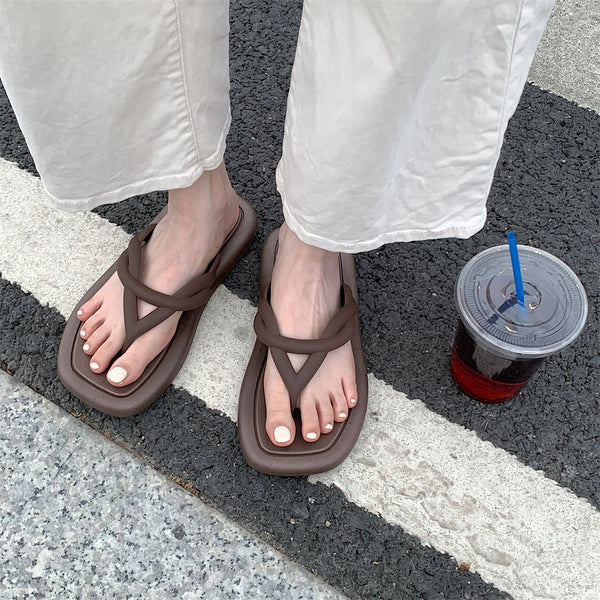 Summer Casual Fashion Retro Flip-Flops Vacation Beach Sandals