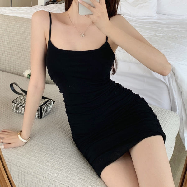 Tube Top Buttocks Tight-Fitting Short Cami Dress