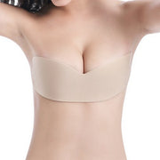Breathable invisible silicone strapless bra pad