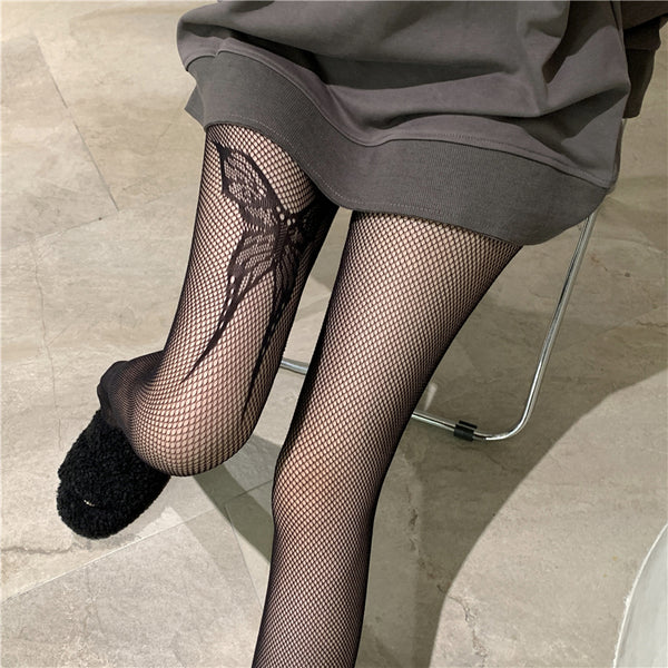 Butterfly Punk Sexy Fishnet Stockings Pantyhose