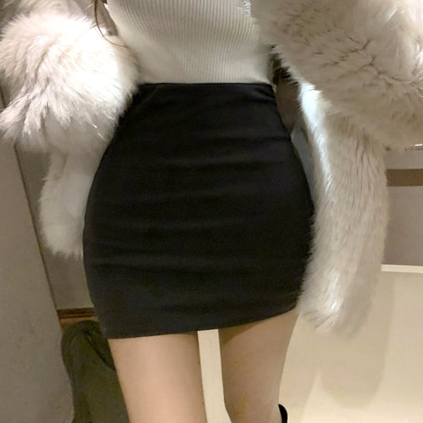 Stretch Tight Sexy High Waist Slim Short Skirt