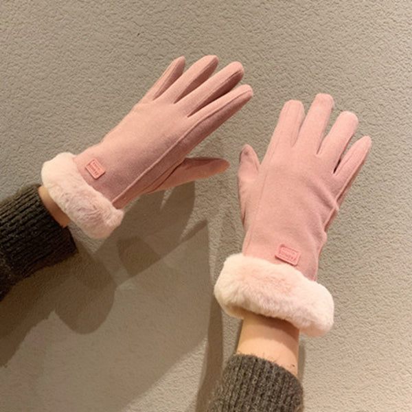 Fleece Warm Touch Screen Full Finger Gloves
