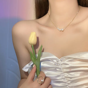 Pearl Clavicle Chain Temperament Accessories Necklace