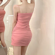 Slim Waist Stretch Sexy Strappy Dress