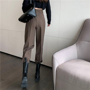 High waist harem casual overalls trousers