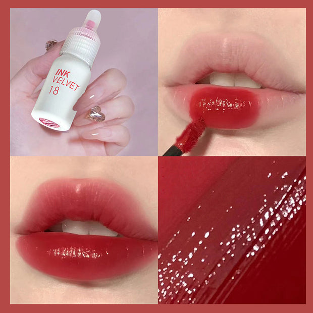 Small baby bottle moisturizing doodle lip glaze lipstick