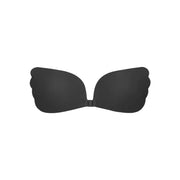 Invisible push up front button silicone chest patch
