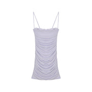 One shoulder sleeveless sling short dress
