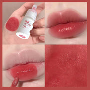 Small baby bottle moisturizing doodle lip glaze lipstick