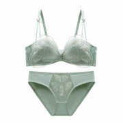 Feather embroidered non-slip breathable lingerie