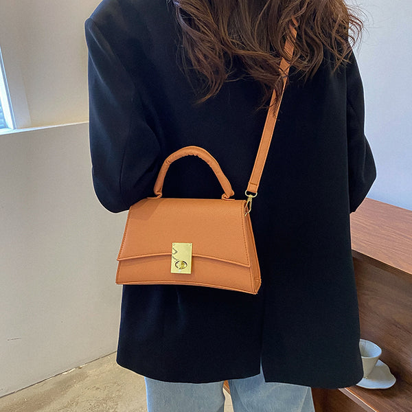 Texture Handbag Versatile Messenger Small Square Bag