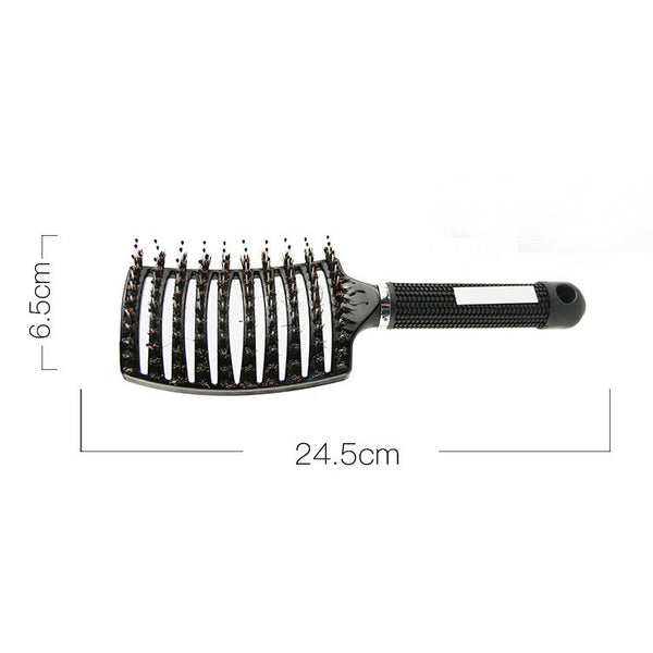 Hair Root Fluffy Artifact Large Curved Rib Curved Comb
