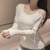 Devine Off-Shoulder Short Sleeve Lace Top