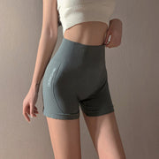 Seamless body shaping sports anti-glare pants