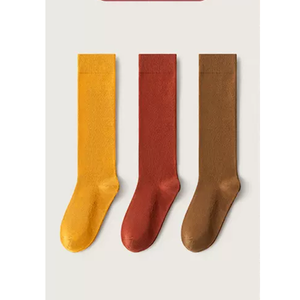 Solid Color Warm Stretch Calf Stockings