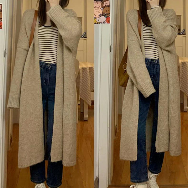 Outer Sweater Coat Knitted Cardigan Top