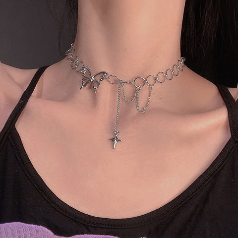 Butterfly Personality Clavicle Chain Necklace Collar
