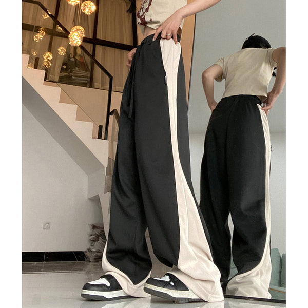 All-Match Trousers Straight Drape Wide-Leg Trousers