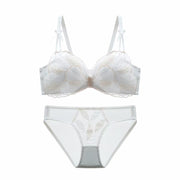 Feather embroidered non-slip breathable lingerie