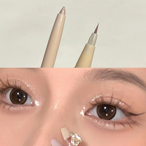 Double-Headed Silkworm Pen For Highlighting And Brightening