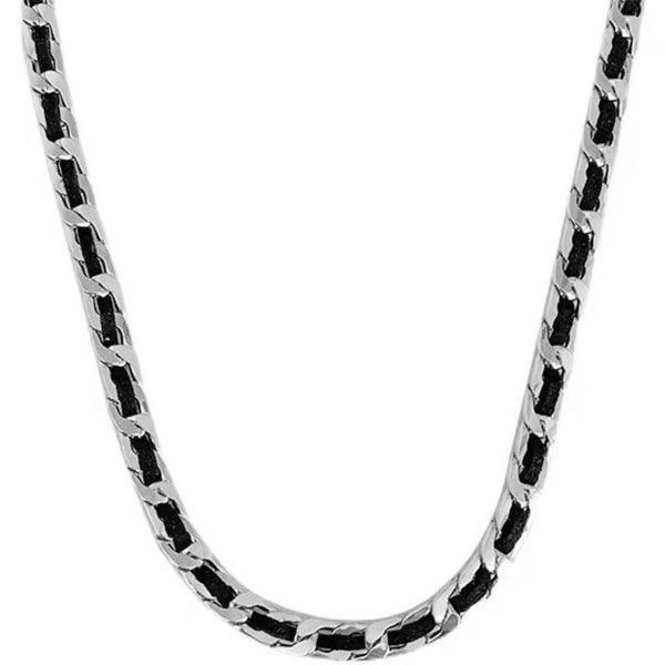 Hip Hop Chain No Pendant Necklace New Black Clavicle Chain Necklace