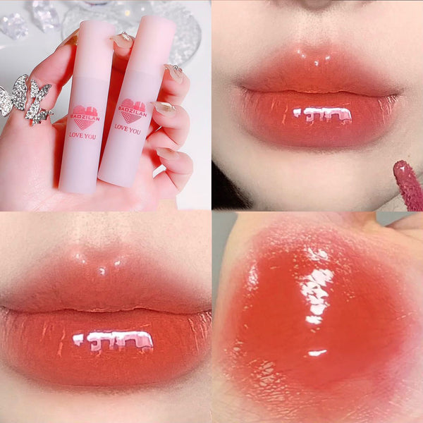 Small Pink Diamond Velvet Mirror Surface Water Light Lasting Whitening Toot Lip Glaze