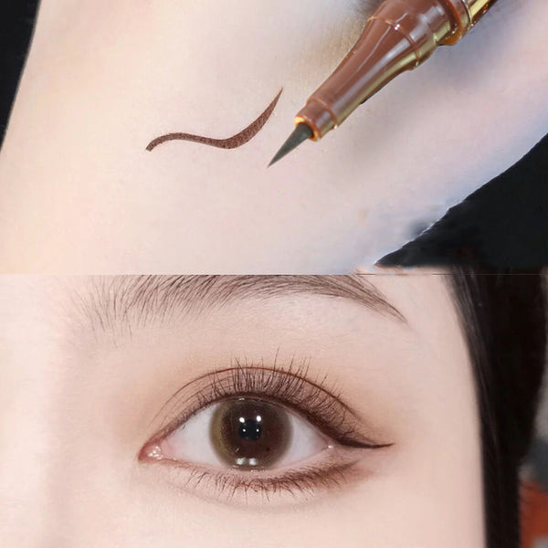 Brown Waterproof Non-Smudge Long-Lasting Lying Silkworm Eyeliner