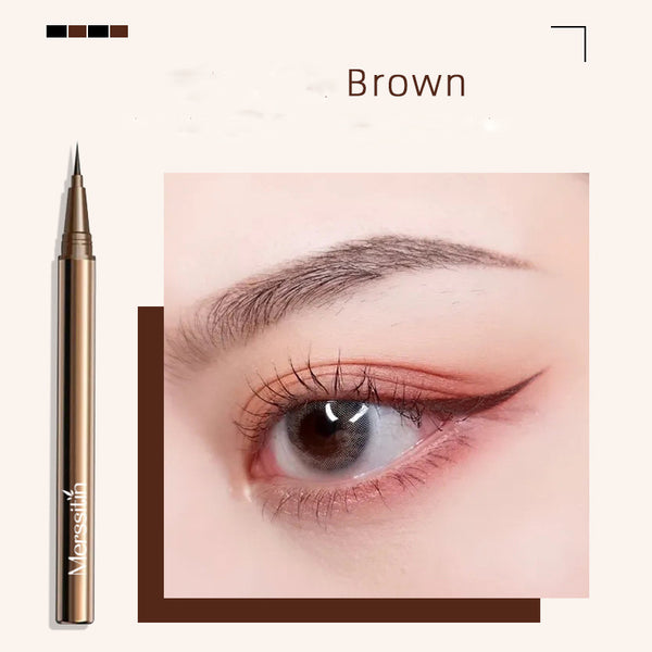 Brown Waterproof Non-Smudge Long-Lasting Lying Silkworm Eyeliner